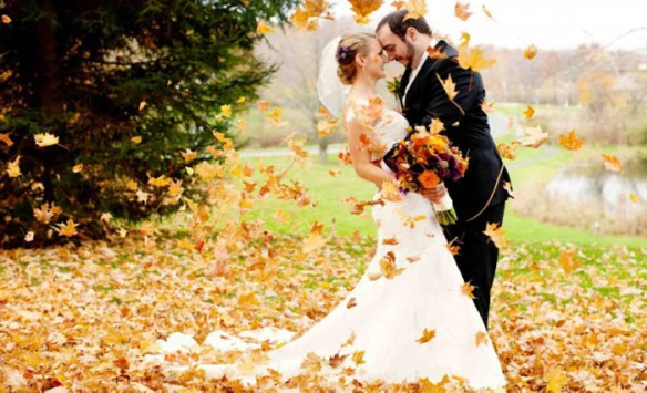 una boda de otoc3b1o